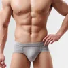 Underbyxor herr sexiga trosor sömlösa underkläder l-3xl andningsbara korta korta manliga trosor plus storlek thongs