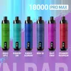 Orijinal Vapme DTL Shisha Crown Bar 18000 Puflar Tek Kullanımlık Vaper 12 Lezzetler 850mAh Pil Vapes Mafer bobini şarj edilebilir pil vs alfaKher Bang 20000 18k puf