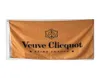 Veuve Clicquot Şampanya Bayrağı Vivid Renk ve Soluk Kanıt Tuval Başlığı ve Çift Dikişli 3x5 ft Banner Kapalı Açık Dekorasyon5958471