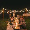 Implompo esterno, luci a corde Dorm Christmas Party Garden Patio Outdoor Wedding Decorative Holidation Highting