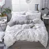 Ensemble de literie Qualité ALOE Coton Ensemble de coton Beau imprime de couette Coverflat Sheetpillowcase Décoration de la chambre