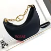 7A Vlogo New Moon Chain Leather Leather Hobo Bag Bag Bag Bag Bag Bag Bag Bag Bag Crossbody Bag Womener Bag Bag Bag Lady Saddle Bag V Alentino