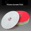 Polijstpads 1PCS 8 Inch 200mm Wet Diamond Polishing Pads For Marble Granite Concrete Stone Sanding Buffing Floor Edges Countertop Polishing