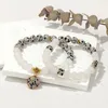 Strand 2pcs/set Picture perline di pietra braccialetti Bracciale irregolare Opaliti naturali per donne Gioielli