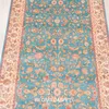 Carpets 3'x10 'Handmade Silk Carpet Blue Ruger Runner Home Decor Gallery (TJ577A)