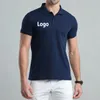 Summer Casual Short-Sleeved Polo Shirts Custom Embroidery Printing Personalized Design Men And Women Tops 240412