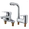 Bathroom Sink Faucets Stylish Elegant Basin Faucet Brass Vessel Water Tap Mixer Chrome Finish Water-tap Accessories Single Hole E11798