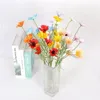 Dekorative Blumen 5 Köpfe Herbst Seidentuch Daisy Bouquet Weihnachtsdekorationen Vase für Home Wedding Decor Haushaltsprodukte künstlich