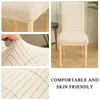 Couvre-chaises Jacquard Soild Color Elastic Anti slip Hlebcoerst Profost Hover Protective for Dining Room Kitchen Banquet