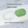 Two Colors Lenses Photochromic Lenses 4 Season Interchangble Lens Color Change Small Diamond Cut For Carter 0281 Panther Style 1 Hole