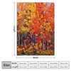 Filtar Tom Thomson - Autumn Wood Throw Filts Retros ands Cute Soft Plaid