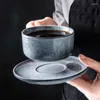 Tasses Saucers 1pc Relmhsyu style européen Small Retro Coffee tasse et soucoupe l'après-midi au thé en céramique