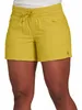 Kvinnor Fashion Casual Solid Color Elastic Midje Split Shorts Short Pants 240403