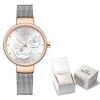 NAVIFORCE Montreuse-bracelet Nouveau Naviforce Rose Gol Women Watchs Habillez Quartz Watch Ladies avec Luxury Box Female Wrist Girl Girl Clock Set à vendre High Quality