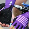 Gants de cyclisme à vélo à conducteur demi-doigt et femmes Highway Mountain Fixe à l'épreuve du choc respirant