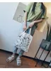 Bag Design Femmes toile épaule dames graffiti Sacs Sacs étudiants réserver des sacs à main en tissu de coton féminin pour filles