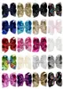 8 pouces Sparkly Girl Jumbo JoJo Rainbow Sequin Hair Cows on Alligator Clip pour Kid Girl Coil Clip4635970