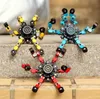 Lichinige fidget spinners speelgoed vingertop vinger hand spinner robot spinnen topspel voor kinderen volwassenen transformeerbare ketting mechanisch 5417518