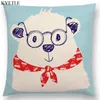 Pillow Cute Cartoon Animal Warm Heart Happy Smile Bear Crocodile Lion Tiger Elephant Good Cover Sofa Nice Case