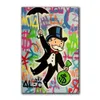 Alec Cartoon Canvas Prints Pop Art Graffiti Poster abstrakte Wandkunstölmalerei Moderne Street Art Wall Bilder für Schlafzimmer Wohnkultur