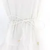 Gürtel 1PC weibliche Taillenkette Dünne Gewebegürtel Einfache Dekoration Krawatte mit Kleid Langes Seilknotted Vintage Kleider String -String Bund