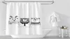 Cartoon Bären Duschvorhänge Nordisch wasserdichte Badezimmer Duschvorhang 100 Polyester Digitaldruck Badezimmervorhänge für Zuhause Dec4233091