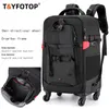 T YFOTOP TRolley Camera Bag Professional Trolley Suitcase Bag Video PO Digital Camera Bagage Travel Ryggsäck 240401