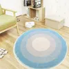 Carpets 3D Round PInk Thick Rug For Living Room Soft Home Bedroom Kid Plush Salon Decoration