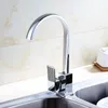 Rubinetti del lavandino da bagno cucina in acciaio inossidabile miscelatore a manico singolo rubinetto rubinetto