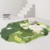 Carpets Nordic 3D Lawn Moss Rugs Carpet For Bedroom Living Room Green Forest Irregular Home Decor Chic Floor Mat Bedside Area Rug