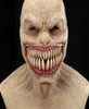 New Horror Stalker Mask Cosplay Creepy Monster Big Mouth Teeth Chompers Latex Masks Halloween Party Scary Costume Props Q08061975253