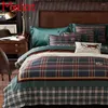 Bedding Sets Long-Staple Cotton Embroidered Four-Piece Satin Quilt Bed Sheet Fitted 4-Piece Set Bedsheet