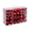 Party Decoration Christmas Balls 100st/Box Shatterproof Hanging Xmas Tree Ornaments for Home Festival