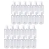 Garrafas de armazenamento 24pcs 75ml Recipientes de viagem vazios Recipientes de higiene pessoal recarregável Subpacote Shampoo Dispensador Pressione Cap para sabão líquido