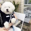 Dog Apparel Pet Clothes Warm Winter Medium Small Knitted Sweater Luxury Designer Cardigan Jewelry Decoration Kitten Puppy Coat Poodle