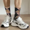 Herrensocken lustige glückliche Hyäne Retro Harajuku Fursona Hip Hop Neuheit Seamless Crew Crazy Sockengeschenk gedruckt