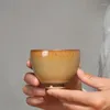Filiżanki spodki 110 ml piec zmiana gruboziarnista ceramika herbata ceramiczna mistrz mistrz