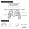 Gamepads gamepad trådlös Bluetooth joystick trigger pubg led nycklar mobil spelkontroll för Android iOS smarta telefoner PC TV -låda