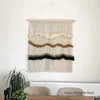 Tapisserier stor macrame vägg hängande vävd tapestry boho dekor bohemisk konstdekoration macraweave modern matta