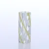 5pcs/box In Stock 7 Holes Wig Wag Screw Line Style White Mixed Yellow Smoking Glass Filter Tips with 7 Holes Smoking Accessories