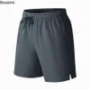 Sommer -Herren -Trainingshorts Sport schnapptrying Fitness Beach Basketball Casual Ice Seide Dünne atmungsaktive M5XL 240410