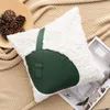 Yastık Lüks Yeşil Serisi Kılıf Kombinasyonu Dikiş Atma Kapağı Geometrik Desen Kum 45x45
