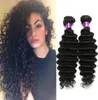 Brazilian Deep Wave Virgin Human Hair Weaves 100 Unprocessed Brazilian Deep Curly Virgin Hair Fast Shippping 4pcsLot Brazilian H9518834