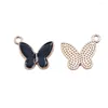 Charms 10pcs/lot Butterfly For Jewelry Making Couple Pendants