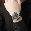 Wristwatches Fully Automatic Tourbillon Hollow-out Mechanical Watch Waterproof Glow-in-the-dark Sports For Men