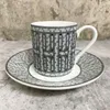 Xícaras picadas de café em casa lasca bebida urkish para festas cozinha conjunto preto com xícara de chá de cerâmica de cerâmica decoração expresso criativo