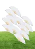 12 paket el fanları beyaz kağıt fan bambu katlanır hayranlar el avcısı katlanmış fan kilise düğün hediye partisi iyilikler diy5578363