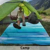 Carpets Waterproof Beach Mat Lightweight Picnic Blanket For Travel Hiking Sports Rug Fixed Nails