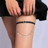 Anklets Aihua Bohemia Crystal Heart Nogach łańcuchy dla kobiet Minimalistyczna małe biżuterię moda seksowna łańcuch uda węża