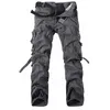 Military Tactical pants men's Multi-pocket washed overalls men loose cotton pants male cargo pants for male casual trousers 240402